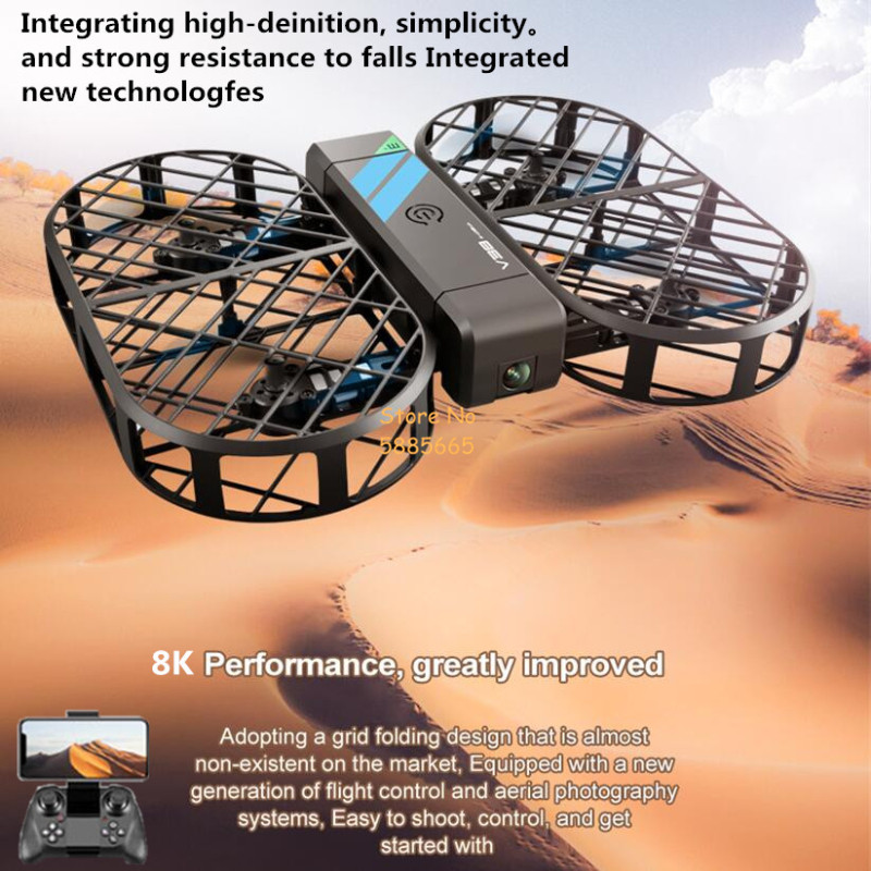 Drone Camera Hd - 8K HD Camera 360° Protection Optical
