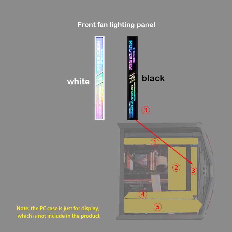 Holy Stone Drone Hs440 - Laser Engraving ARGB Lighting Panels for