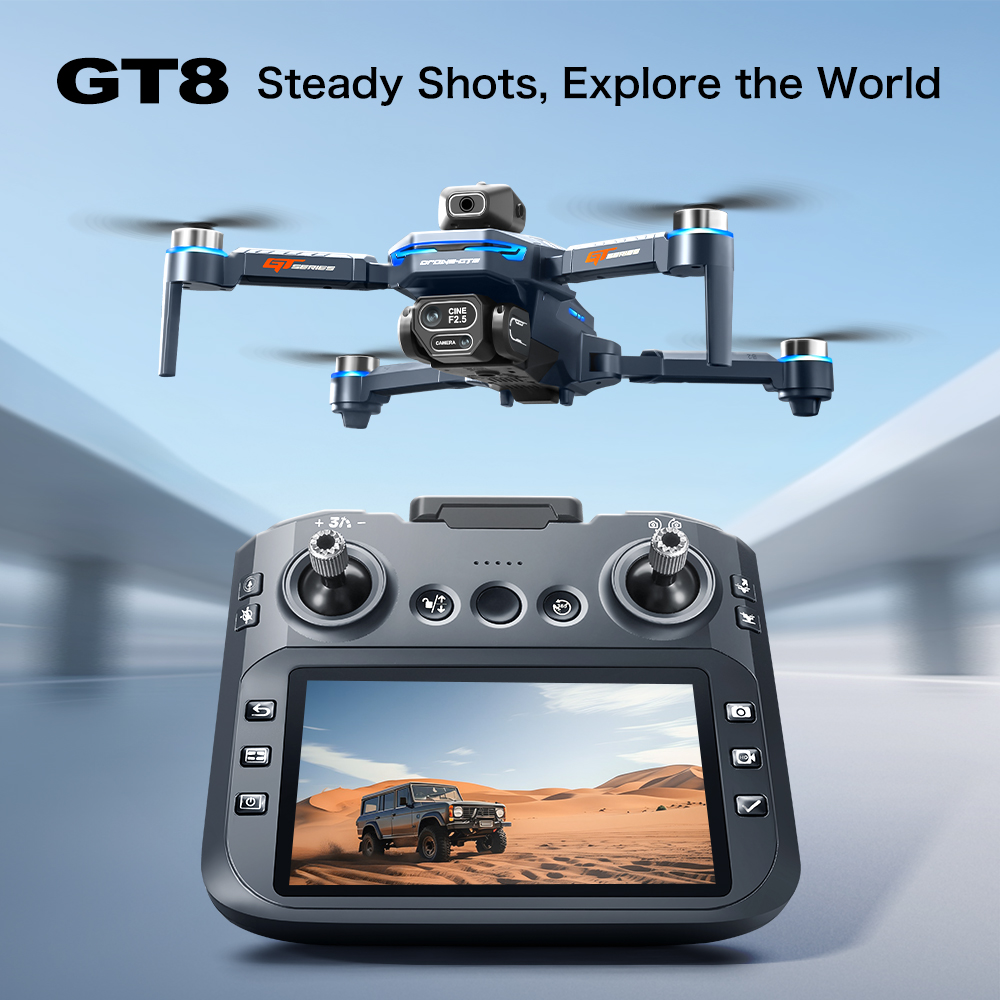 Drone Camera Mount - GT8 Obstacle Avoidance Aerial Drone –