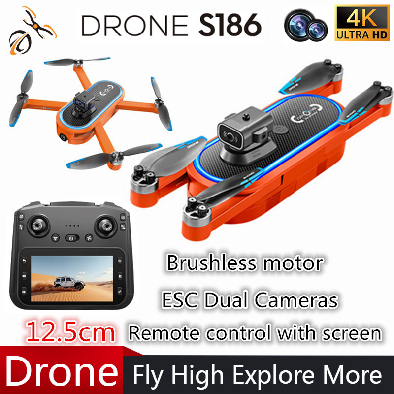 2025 S186 Drone Professional 4 - огляд і ціна Drone Camera Hd