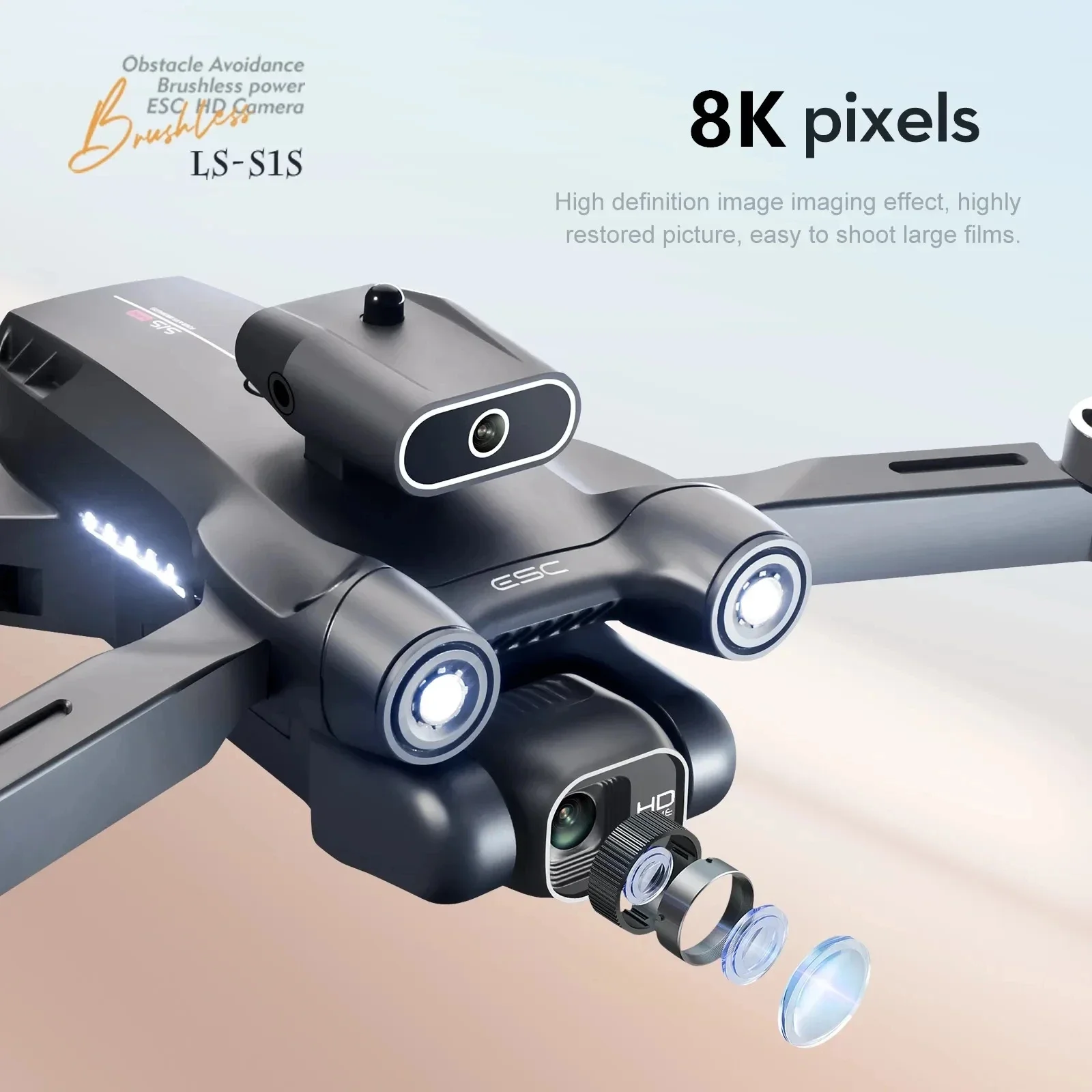 New S1S 5G GPS Drone Camera 8K - огляд і ціна Drone Camera Mount