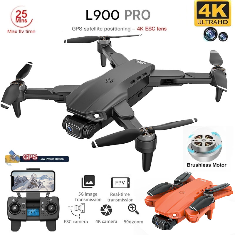 L900 Pro GPS Drone 4K Professi - огляд і ціна Drone Camera Lens