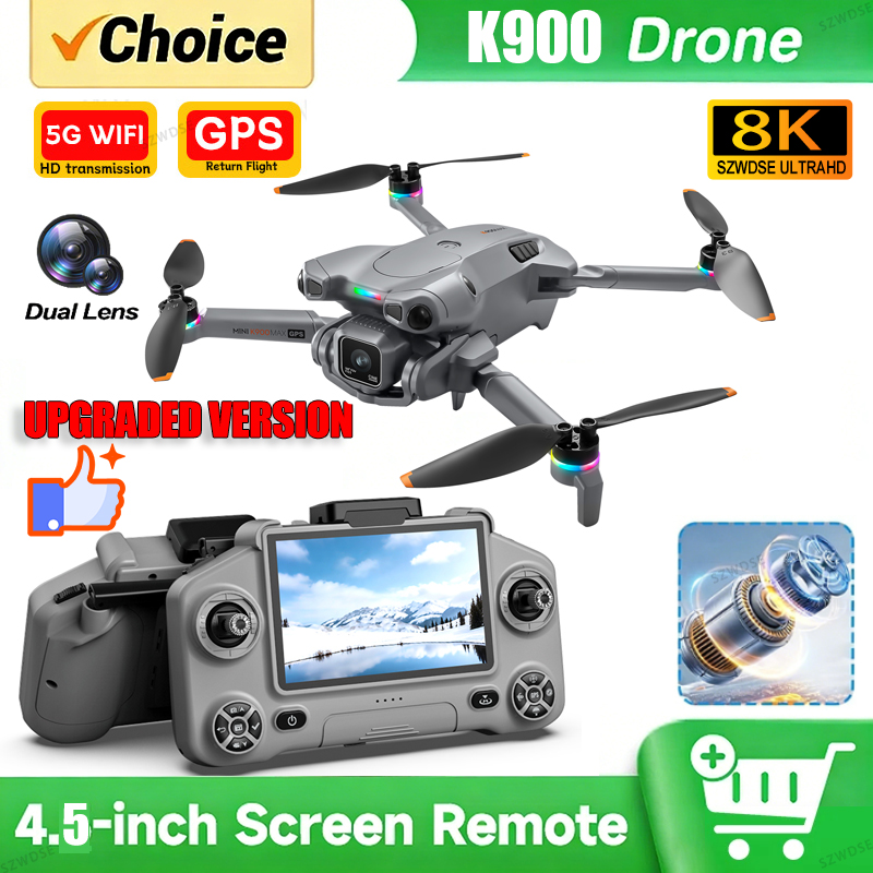 New K900 MAX GPS Drone with 4K - огляд і ціна Drone Camera Night Vision