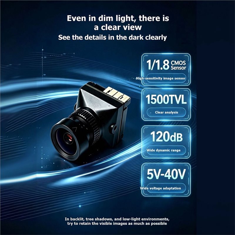 Night Vision Camera 1500TVL Fo - огляд і ціна Drone Camera Night Vision