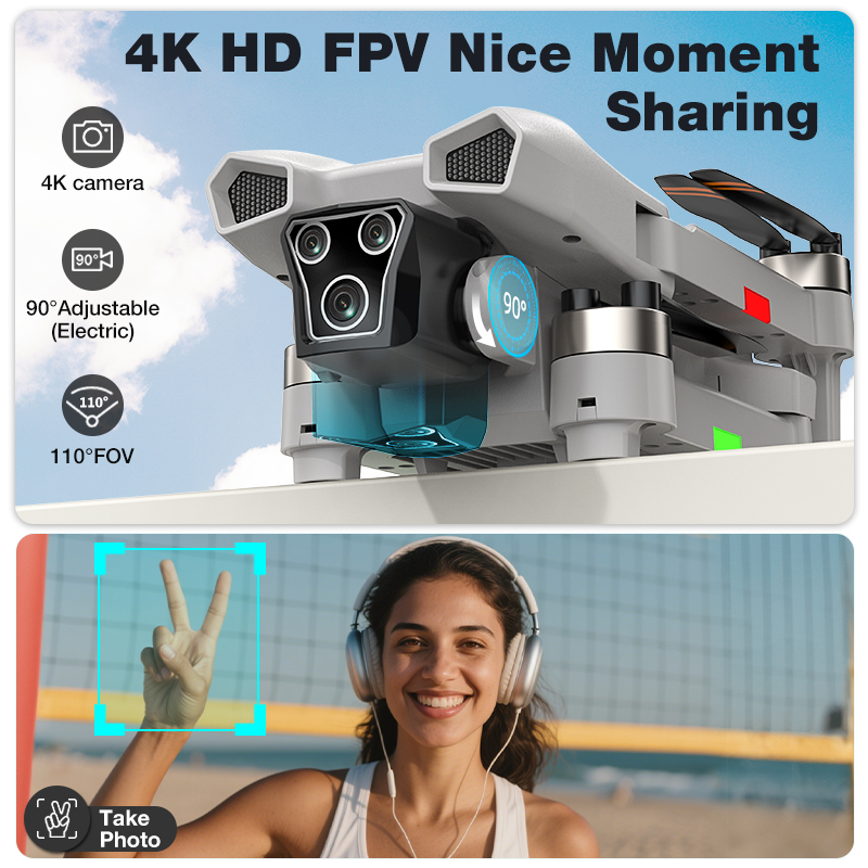 NEW Hot L017 Pro Drone Brushle - огляд і ціна Drone Camera Lens