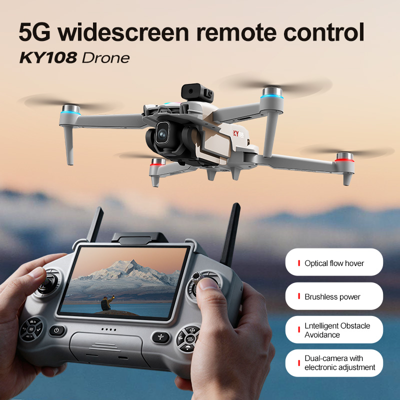 2026 New KY108 Drone With 8K C - огляд і ціна Drone Camera Lens